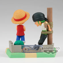 Load image into Gallery viewer, One Piece Monkey D. Luffy and Roronoa Zoro Log Stories World Collectable Mini-Figure