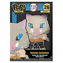 Load image into Gallery viewer, Demon Slayer Inosuke Hashibira Large Enamel Pop! Pin
