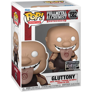 Fullmetal Alchemist: Brotherhood Gluttony Funko Pop! #1582 - Entertainment Earth Exclusive