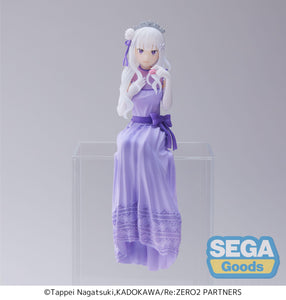 Re:ZERO -Starting Life in Another World-: Lost in Memories Emilia Dressed-Up Party PM Perching Figure