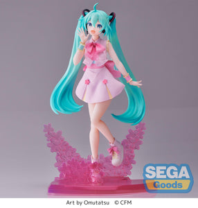 Hatsune Miku Series Sakura Miku Omutatsu Ver. Luminasta Figure