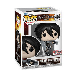 Attack on Titan Mikasa Ackerman (Final Season) Metallic Funko Pop! #1446 - BBTS Exclusive