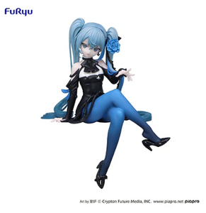 Hatsune Miku FuRyu Noodle Stopper Figure Blue Rose
