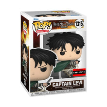 Load image into Gallery viewer, Attack on Titan Captain Levi Ackerman Pop! #1315 - AAA Anime Exclusive
