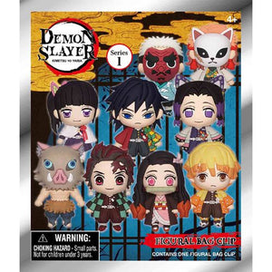 Demon Slayer Series 1 3D Foam Bag Clip