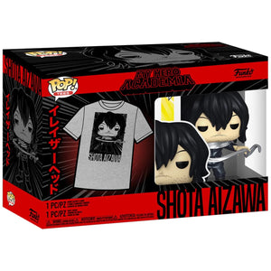My Hero Academia Shota Aizawa Pop! Vinyl Figure with Adult Gray Pop! T-Shirt