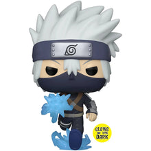 Load image into Gallery viewer, Naruto: Shippuden Young Kakashi Hatake with Chidori Glow-in-the-Dark Pop! #1199 - AAA Anime Exclusive

